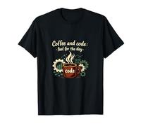 Café et Code Fuel for The Day Data Science Graphic T-Shirt