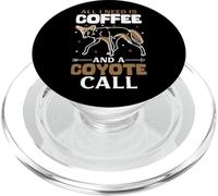 Café et Coyote Call PopSockets PopGrip pour MagSafe