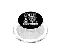 Café et crête Chinoise drôle Chinois à crête PopSockets PopGrip pour MagSafe