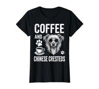 Café et crête Chinoise drôle Chinois à crête T-Shirt Graphique avec Valeur