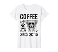 Café et crête Chinoise drôle Chinois à crête T-Shirt Graphique avec Valeur