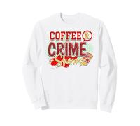 café et émissions policières, Vrai Meurtre, mystère, flics criminels Sweatshirt