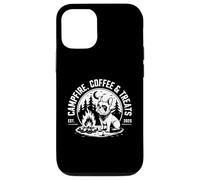 Café et friandises feu de Camp Bulldog français Camping Coque pour iPhone 12/12 Pro