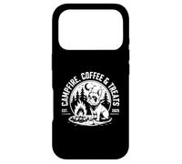 Café et friandises feu de Camp Bulldog français Camping Coque pour iPhone 17 Pro
