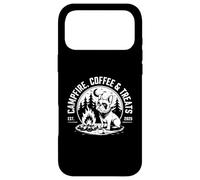 Café et friandises feu de Camp Bulldog français Camping Coque pour iPhone 17 Pro Max