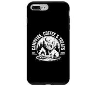 Café et friandises feu de Camp Bulldog français Camping Coque pour iPhone 7 Plus/8 Plus