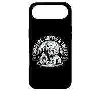 Café et friandises feu de Camp Bulldog français Camping Coque pour iPhone Air