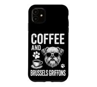 Café et Griffons de Bruxelles | Griffon Bruxellois Amusant Coque pour iPhone 11