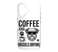 Café et Griffons de Bruxelles | Griffon Bruxellois Amusant Coque pour iPhone 17