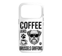 Café et Griffons de Bruxelles | Griffon Bruxellois Amusant Coque pour iPhone 17 Pro