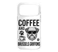 Café et Griffons de Bruxelles | Griffon Bruxellois Amusant Coque pour iPhone 17 Pro Max