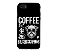Café et Griffons de Bruxelles | Griffon Bruxellois Amusant Coque pour iPhone SE (2020) / 7/8