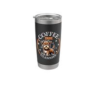 Café et Irish Glen of Imaal Terrier Gobelet isotherme en acier inoxydable double paroi