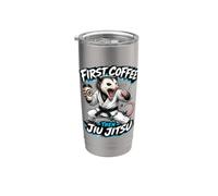 Café Et Jiu-jitsu : Une Drôle D'association - Opposum Jiu Gobelet isotherme en acier inoxydable double paroi
