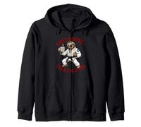 Café Et Jiu-Jitsu - Une Paresseux Rigolote Qui Aime Le Café Sweat à Capuche