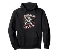 Café Et Jiu-Jitsu - Une Raton Laveur Rigolote Qui Aime Le Sweat à Capuche