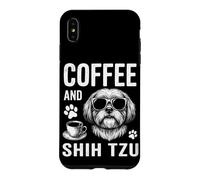 Café et Shih Tzu Funny Shih Tzu Coque pour iPhone XS Max