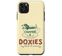 Café et Teckels, ma matinée Parfaite Coque pour iPhone 11 Pro Max