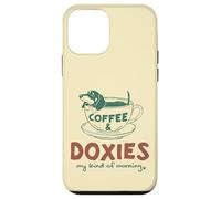 Café et Teckels, ma matinée Parfaite Coque pour iPhone 12 Mini