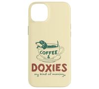 Café et Teckels, ma matinée Parfaite Coque pour iPhone 14 Plus