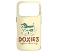 Café et Teckels, ma matinée Parfaite Coque pour iPhone 17 Pro