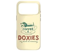 Café et Teckels, ma matinée Parfaite Coque pour iPhone 17 Pro Max