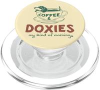 Café et Teckels, ma matinée Parfaite PopSockets PopGrip pour MagSafe