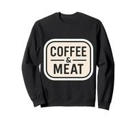 Café et Viande Carnivore paléo régime cétogène Faible en Glucides Sweatshirt