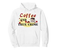 café et Vrai Crime, Meurtre, mystère, Tueur en série, Criminel Sweat à Capuche