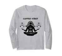 Café et Yoga, Namaste, Amateurs de café, Ambiance Lounge, Cadeaux de café Manche Longue