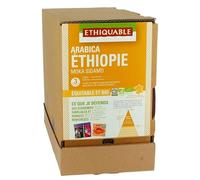 Café Éthiopie Moka Sidamo GRAINS bio & équitable VRAC RHD 3.25 kg