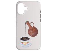 Café Éthiopien Habesha érythréen Best Design Jebena Coque pour iPhone 16