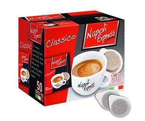 Café expresso Classico 50 dosettes - Naples Express - Carton de 3 pièces pour un total de 150 capsules