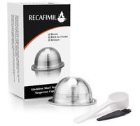 Café Filtres,Capsules de café 70ML pour Nespresso Vertuo Vertuoline Vertuoplus Delonghi filtres à dosettes réutilisables