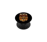Cafe Folie Coureur Design Retro Vintage PopSockets PopGrip Adhésif
