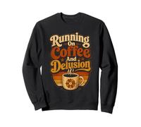 Cafe Folie Coureur Design Retro Vintage Sweatshirt