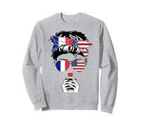 Café Franco-américain Cool, Maman, Fille, Tante Maman, a Besoin de café Sweatshirt