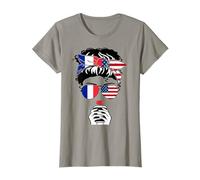 Café Franco-américain Cool, Maman, Fille, Tante Maman, a Besoin de café T-Shirt