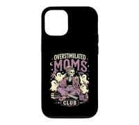 Café Ghost pour Enfants Overstimulated Moms Club Spooky Season Coque pour iPhone 12/12 Pro