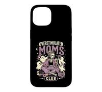 Café Ghost pour Enfants Overstimulated Moms Club Spooky Season Coque pour iPhone 15