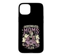 Café Ghost pour Enfants Overstimulated Moms Club Spooky Season Coque pour iPhone 15 Plus