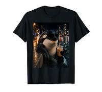 Café glacé drôle Orca Whale Funny Animal Meme Orca Whale T-Shirt
