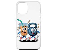 Cafe Glace Et Kettlebell Amis Fitness Drôle Coque pour iPhone 12/12 Pro