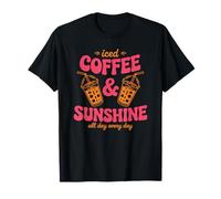 Café glacé et Soleil Toute la journée Tous Les Jours T-Shirt