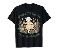 Café glacé Floral Sorry to The 99 Dilly Dallying Lamb T-Shirt Graphique avec Valeur