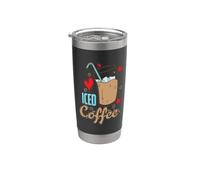 Café glacé Gobelet isotherme en acier inoxydable double paroi