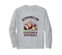 Café glacé pour femme Football Mom - Cadeau pour joueur de football Manche Longue