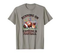 Café glacé pour femme Football Mom - Cadeau pour joueur de football T-Shirt