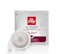 Café Illy 100 Dosettes Filtre Papier Ese 44mm Grillé Intenso Ex Foncé 100% Arabe