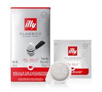 Café Illy Torréfié CLASSICO en dosettes E.S.E. - 1 boîte de 18 dosettes